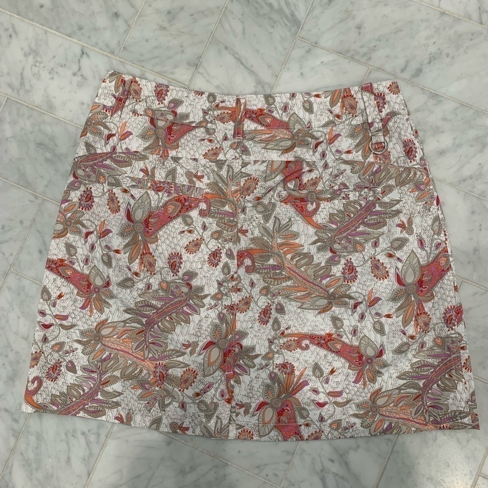 DAILY SPORTS Golf or tennis paisley skort skirt EUC size 2 - Picture 10 of 14